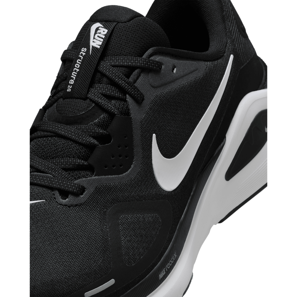 Giày Chạy Bộ Nam Nike Structure 26 Wide - Giày Thể Thao Nike ReactX Cao Cấp Hỗ Trợ Vòm Chân, Chống Lật Sơ Mi
