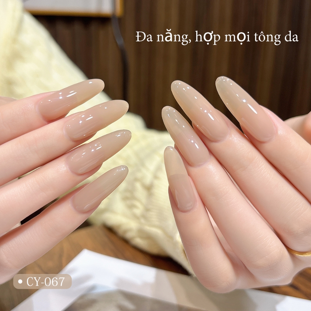 XEIJAYI 40ml - Sơn gel móng tay màu nude tông ấm mới, độ bão hòa thấp, thích hợp sử dụng hàng ngày.