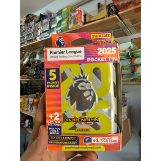 [ Hộp Rỗng ] Mini Tin[ Empty Tin ] Panini AdrenaLyn Premier League Hoặc Match Attax các mùa ( VUI LÒNG ĐỌC KĨ MÔ TẢ )