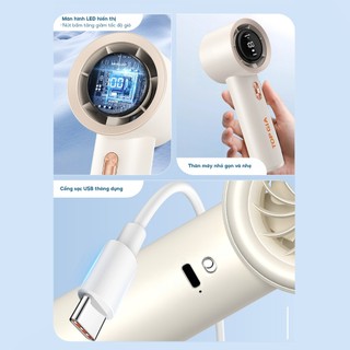 [MUA 1 TẶNG 1] Quạt cầm tay mini TopGia tặng 10 gói giấy ăn đa sắc 4 lớp dày dai thâm hút tốt