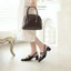 IKUNKA Giày Slingback Cao Gót Nữ, Giày Quai Hậu Mũi Nhọn, Gót Vuông, Công Sở Dự Tiệc