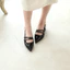 IKUNKA Giày Slingback Cao Gót Nữ, Giày Quai Hậu Mũi Nhọn, Gót Vuông, Công Sở Dự Tiệc