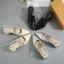 IKUNKA Giày Cao Gót Nữ Mũi Nhọn, Sandal Quai Hậu Slingback, Bít Mũi Hở Gót, Gót Vuông