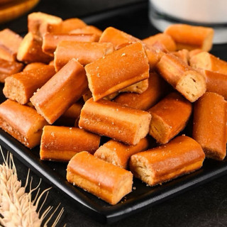 Bánh Mỳ Sấy Giòn Muối Biển, Vị Mặn, ngọt, giòn rụm