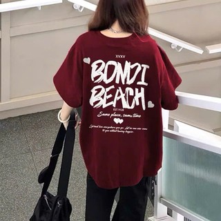 Áo Thun Phông Nam Nữ KONOVA Form Rộng Chất Liệu Cotton In Chữ 2 Mặt BONDI