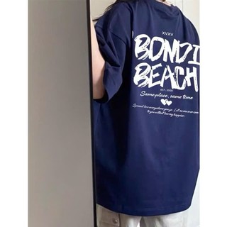 Áo Thun Phông Nam Nữ KONOVA Form Rộng Chất Liệu Cotton In Chữ 2 Mặt BONDI