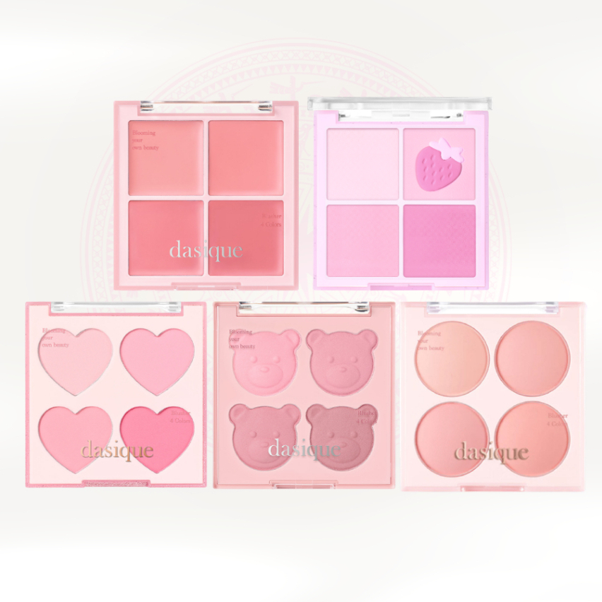 Phấn Má Hồng Dasique Blending Mood Cheek 4 ô