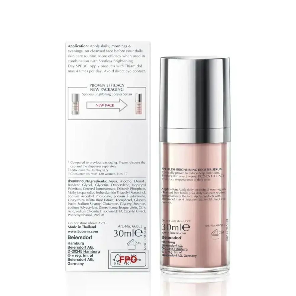 [Hàng Chính Hãng][Tặng Mặt Nạ] Tinh Chất Dưỡng Sáng Da & Mờ Thâm Nám Eucerin Spotless Brightening Booster Serum – 30ml