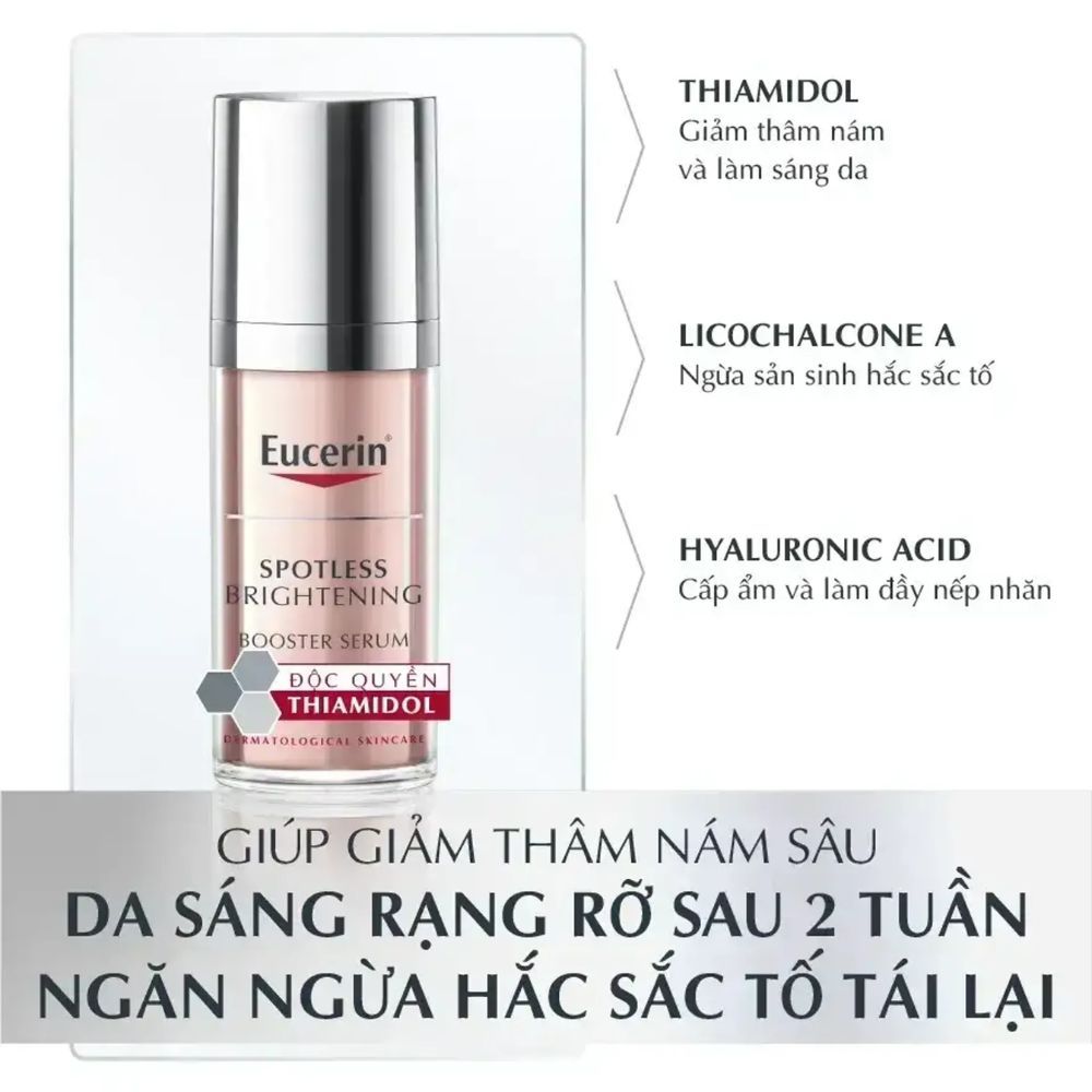 [Hàng Chính Hãng][Tặng Mặt Nạ] Tinh Chất Dưỡng Sáng Da & Mờ Thâm Nám Eucerin Spotless Brightening Booster Serum – 30ml