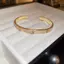HOLIE Vòng tay chữ cái đính đá zircon cao cấp dành cho nữ