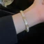 HOLIE Vòng tay chữ cái đính đá zircon cao cấp dành cho nữ