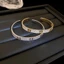 HOLIE Vòng tay chữ cái đính đá zircon cao cấp dành cho nữ