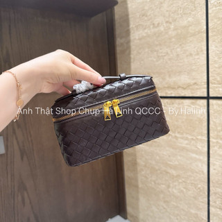 Hàng L1 QCCC Túi Hộp Quai Ngang Da Đan vintage Kèm Quai Đeo Chéo