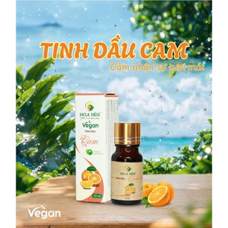 Tinh dầu Cam nguyên chất - Hoa Nén - Hương thơm ngọt, khử mùi, giảm ẩm mốc, đuổi muỗi - 10ml