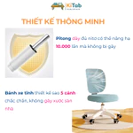 [KÈM GHẾ] Bộ bàn học sinh KiTab E66- Chân bàn chắc, Nâng hạ chiều cao, Giá sách, Kèm ghế chống gù cho bé Size 80cm — ảnh 8