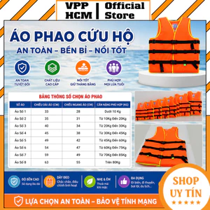 Áo phao bơi cứu hộ trẻ em và người lớn đầy đủ kích thước - Chất Lượng - Giá Tốt - Uy Tín