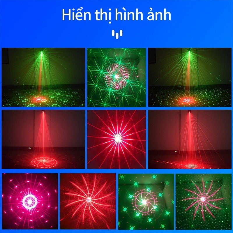 Đèn tiệc IKER, Đèn tạo không khí gia dụng KTV, Đèn nhấp nháy, Đèn có nhịp điệu