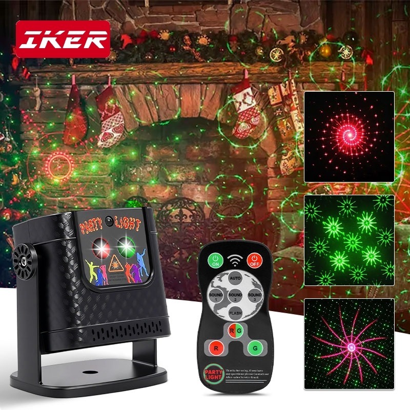 Đèn tiệc IKER, Đèn tạo không khí gia dụng KTV, Đèn nhấp nháy, Đèn có nhịp điệu