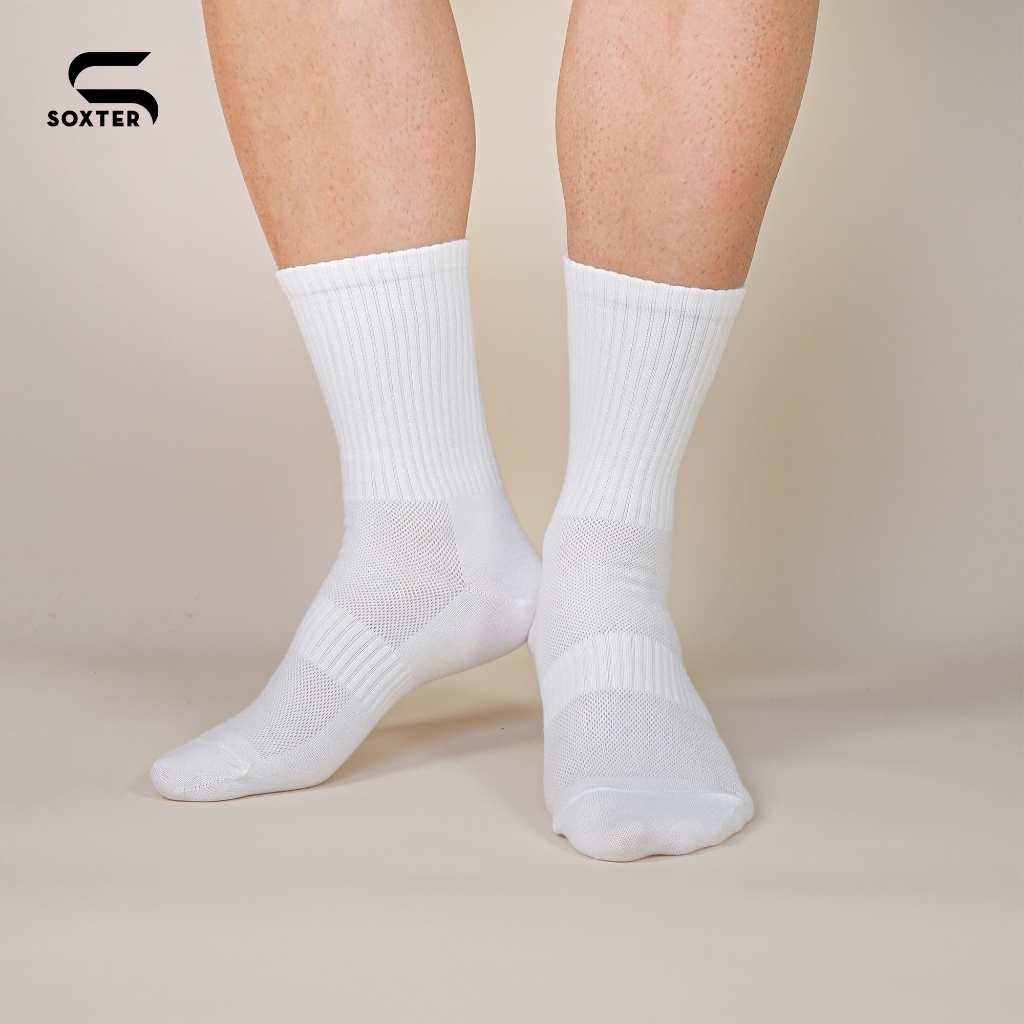 [WN] Tất Vớ Trơn Basic Soxter dệt kim cao cấp, Tất Nam Nữ, Thể thao, Đi chơi, Chất liệu co dãn, Không xù lông,Thoáng khí