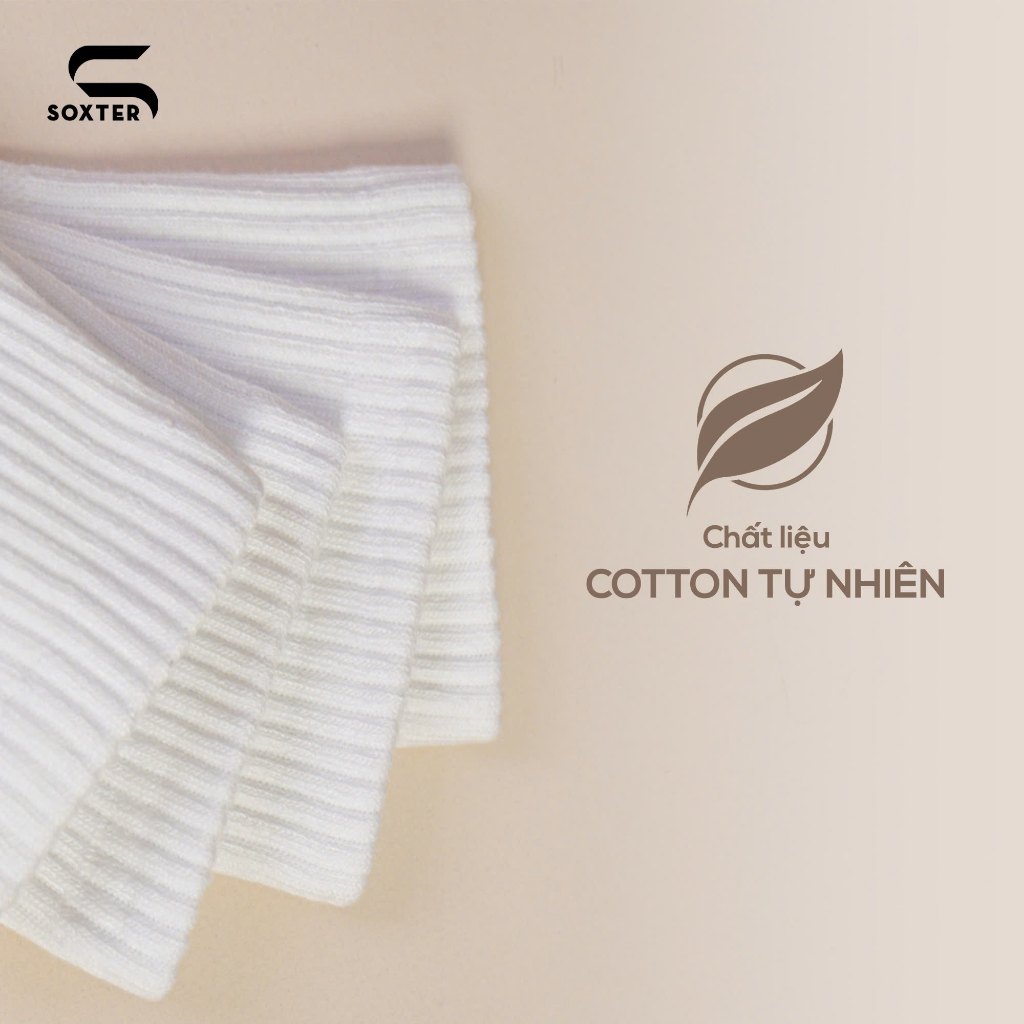 [WN] Tất Vớ Trơn Basic Soxter dệt kim cao cấp, Tất Nam Nữ, Thể thao, Đi chơi, Chất liệu co dãn, Không xù lông,Thoáng khí