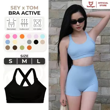 Áo Bra Thể Thao Active Tomtiger, Áo Bra Có Lót, Áo Ngực Tập Gym, Áo tập Yoga Nâng Ngực Mềm Mịn
