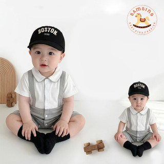 Body Bé Trai Modal 7A Cao Cấp Mềm Mịn Thấm Hút Thoáng Mát BAMBINO Công Tử 3-12 Tháng [BDB02]
