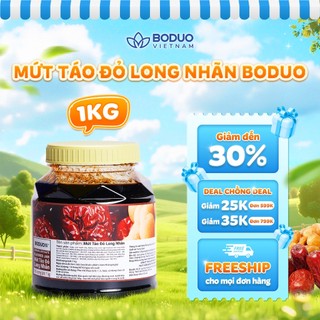 Mứt Pha Chế Boduo Táo Đỏ Long Nhãn 1kg