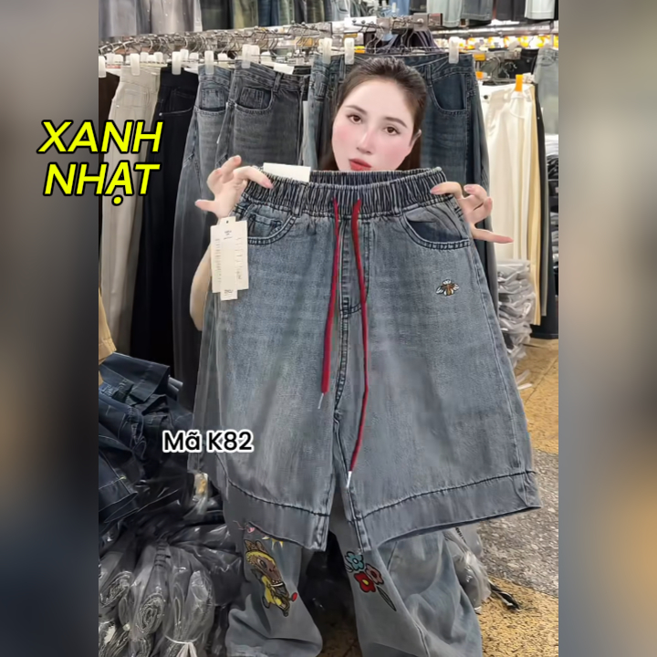 Quần Short Jeans Nữ lưng chun, chất jeans giấy cao cấp đứng form, có bigsize 80 kg mềm tay ảnh thật mặc thoải mái [MAIA]