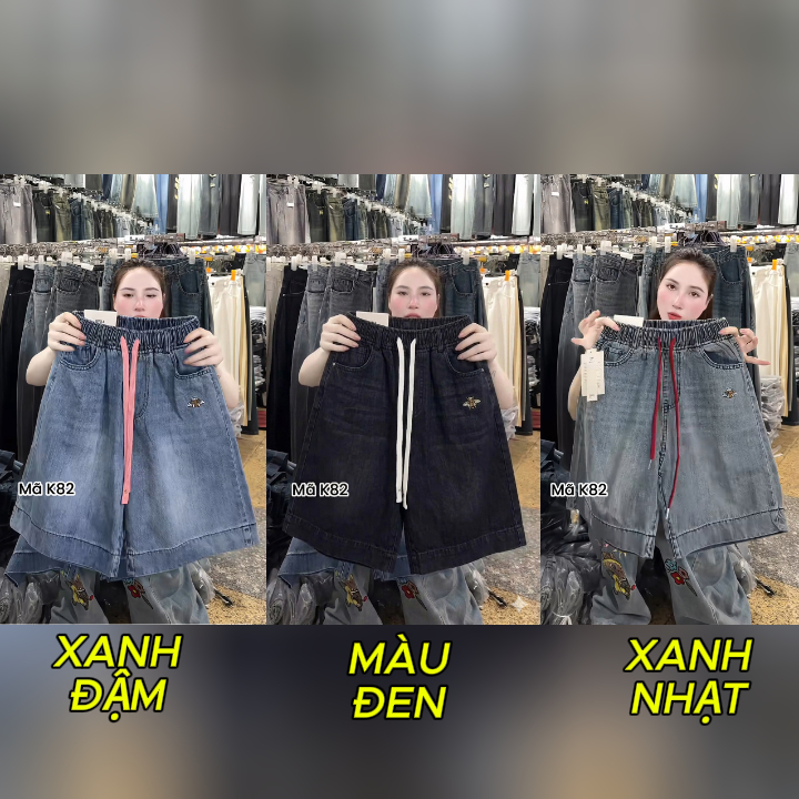 Quần Short Jeans Nữ lưng chun, chất jeans giấy cao cấp đứng form, có bigsize 80 kg mềm tay ảnh thật mặc thoải mái [MAIA]