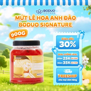 Mứt Pha Chế Boduo Signature Lê Hoa Anh Đào 900g