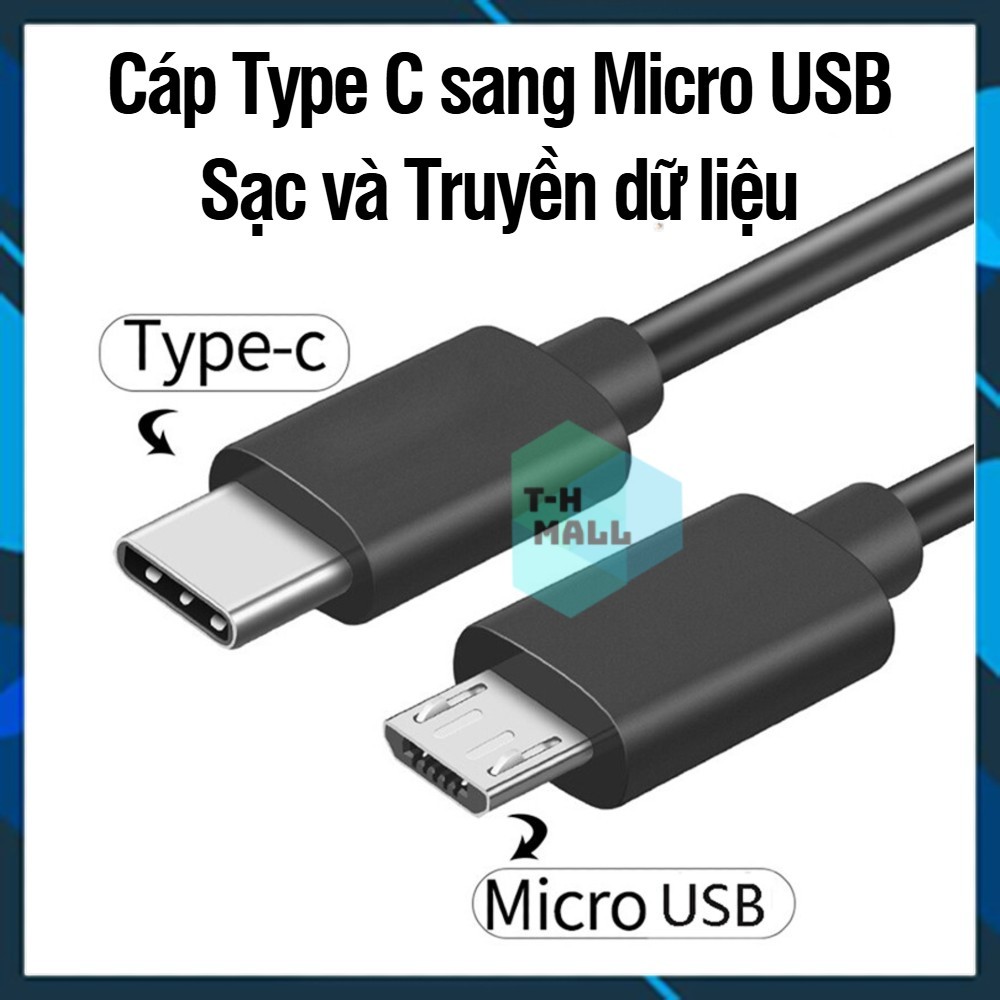 Dây cáp sạc và truyền dữ liệu từ cổng USB Type C ( USB-C ) sang cổng ...