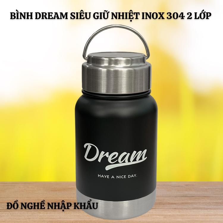 Bình cafe siêu giữ nhiệt Inox 2 lớp 304  dung tich  350ml giữ nhiệt đến 20h0-Mẫu mới nhất 2027
