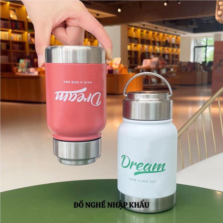 Bình cafe siêu giữ nhiệt Inox 2 lớp 304  dung tich  350ml giữ nhiệt đến 20h0-Mẫu mới nhất 2027