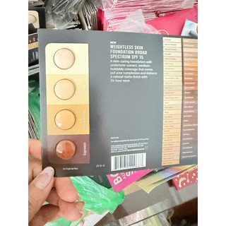 Mẫu thử kem nền Bobbi Brown Skin Long Wear Weightless Foundation SPF 15