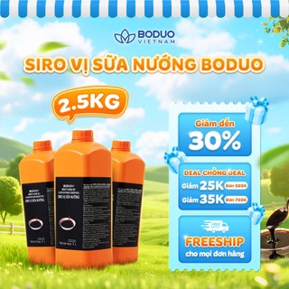 Siro Pha Chế Boduo Sữa Nướng 2,5kg