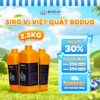 Siro Pha Chế Boduo Việt Quất 2,5kg