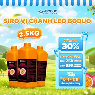 Siro Pha Chế Boduo Chanh Leo 2,5kg