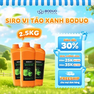 Siro Pha Chế Boduo Táo Xanh 2,5kg