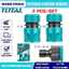 TOTAL Bộ 3 khớp nối 1/2” nhựa ABS THWS030301