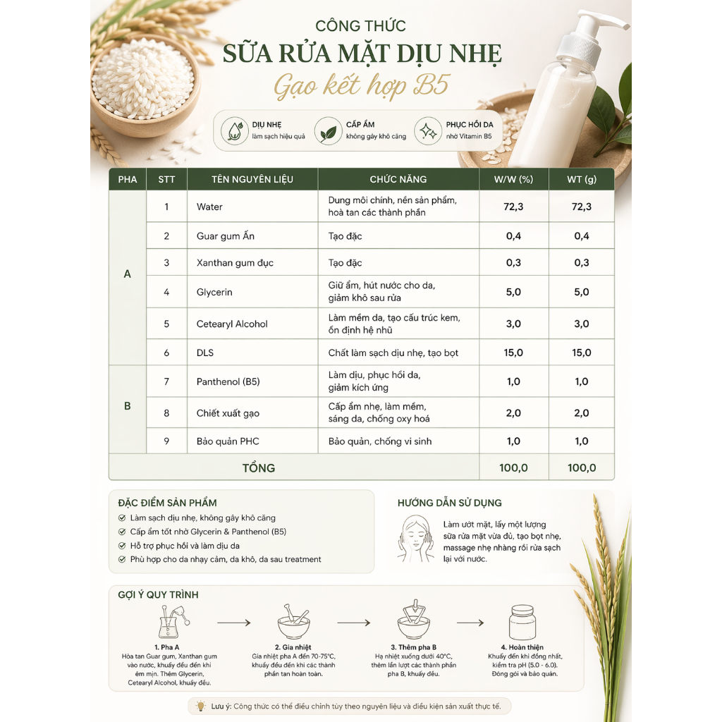 CETEARYL ALCOHOL (Thaiol 1618: Cetyl Stearyl Alcohol hoặc Ceto Alcohol)
