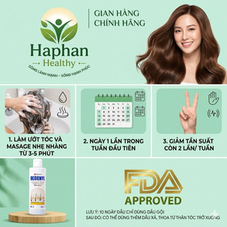 Dầu gội giảm gàu, giảm nấm da đầu , chống rụng tóc và khích thích mọc tóc- Redenly Shampoo