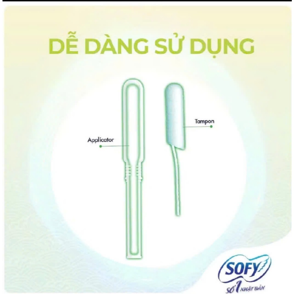 Băng vệ sinh siêu thấm Sofy Soft Tampon gói 9 miếng