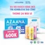 Thùng 24 lon trà AZAANA KOMBUCHA mix vị (330ml/lon) Nước Trà lên men tự nhiên