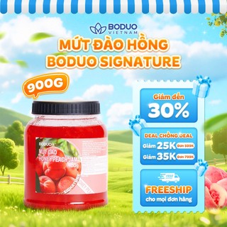 Mứt Pha Chế Boduo Signature Hương Đào 900g