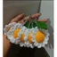 Móc khóa quà tặng hoa cúc họa mi bằng len handmade sản phẩm thủ công