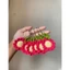 Móc khóa quà tặng hoa cúc họa mi bằng len handmade sản phẩm thủ công