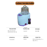 Nồi Xông Hơi Toàn Thân NẮP CAO Nevato Kalady KLD-S86 Dung Tích Gần 6 Lít (Gồm Lòng Nồi 3L + Nắp Gần 3L) — ảnh 2