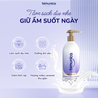 Sữa Tắm Dưỡng Ẩm Hyaluronic Bimunica Skin Beauty 470ml – Cho Da Khô Nhạy Cảm, Làm Sạch Dịu Nhẹ
