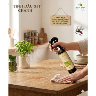 Chai xịt Tinh dầu Chanh - Hoa Nén - Hương thơm mát, khử mùi dịu nhẹ thư giãn - 200ml