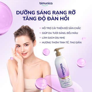 Sữa Tắm Dưỡng Sáng Và Săn Chắc Da Peptide Bimunica Skin Beauty 470ml – Làm Sạch Dịu Nhẹ, Dưỡng Ẩm, Hỗ Trợ Da Mềm Mịn